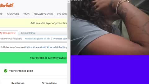 Snapshot of fulluforever chatting on June 13, 2026, 7:17 am Astrid online show from June 13, 2026, 7:17 am