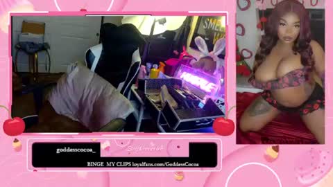 Snapshot of goddesscocoaa chatting on June 14, 2026, 1:36 am Goddess Cocoa online show from June 14, 2026, 1:36 am