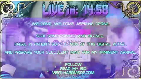 Snapshot of hardm0de chatting on June 8, 2026, 4:07 pm B0ne Daddy Bonesaw Real-Life College of Whispers Bard mindfuck brainwash hypno cerebral sensual online show from June 8, 2026, 4:07 pm