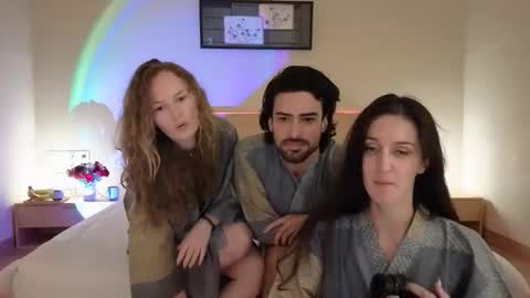 Snapshot of heidiluceous chatting on May 2, 2026, 1:05 pm Heidi brunette Foxy red head and Carrie blondie online show from May 2, 2026, 1:05 pm