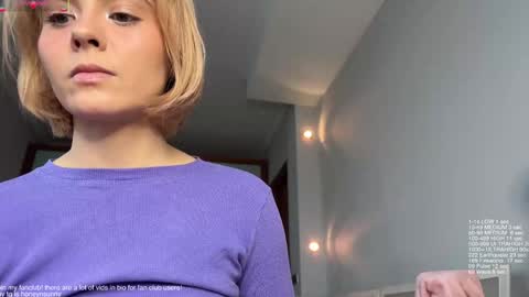 Snapshot of honey_sunshine chatting on January 12, 2026, 9:47 am Jenyanew vid how I squirt in forest in bio online show from January 12, 2026, 9:47 am