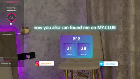 Snapshot of jane_meys chatting on January 17, 2025, 8:13 am your kitty JANE roawww online show from January 17, 2025, 8:13 am