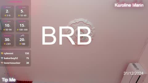 Karoline online show from December 31, 2024, 4:57 pm