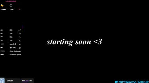 Snapshot of katillery chatting on January 16, 2026, 5:39 pm Katie online show from January 16, 2026, 5:39 pm