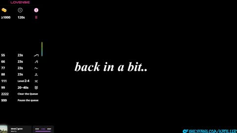 Snapshot of katillery chatting on February 15, 2026, 5:20 pm Katie online show from February 15, 2026, 5:20 pm