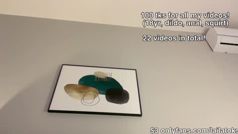 Snapshot of lailatoks chatting on December 21, 2024, 3:36 am lailatoks - TIP 100 tks get all my videos 22 VIDEOS SQUIRT PUSSY DILDO online show from December 21, 2024, 3:36 am