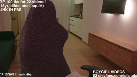 lailatoks - TIP 100 tks  get all my videos 22 VIDEOS SQUIRT PUSSY DILDO online show from January 8, 2026, 1:30 am