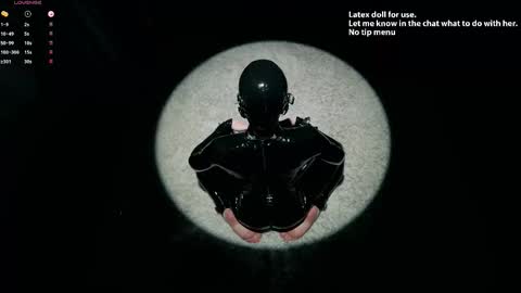 Snapshot of latexloverxo chatting on December 13, 2025, 9:42 pm Latex Doll Free use online show from December 13, 2025, 9:42 pm