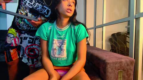 Snapshot of latin_couple77 chatting on January 18, 2025, 2:58 am Sara y Andy online show from January 18, 2025, 2:58 am