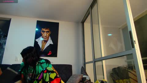 Snapshot of latin_couple77 chatting on January 18, 2025, 9:13 am Sara y Andy online show from January 18, 2025, 9:13 am