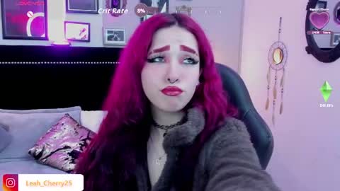 Snapshot of leah_cherry chatting on June 22, 2026, 9:45 pm Leah online show from June 22, 2026, 9:45 pm