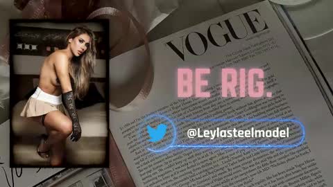 Snapshot of leyla_steel chatting on April 27, 2026, 11:52 am INSTA leylasteel model online show from April 27, 2026, 11:52 am