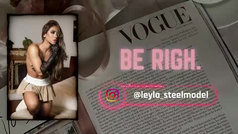 Snapshot of leyla_steel chatting on May 9, 2026, 4:12 pm INSTA leylasteel model online show from May 9, 2026, 4:12 pm