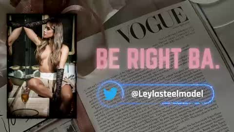 Snapshot of leyla_steel chatting on May 11, 2026, 3:51 pm INSTA leylasteel model online show from May 11, 2026, 3:51 pm