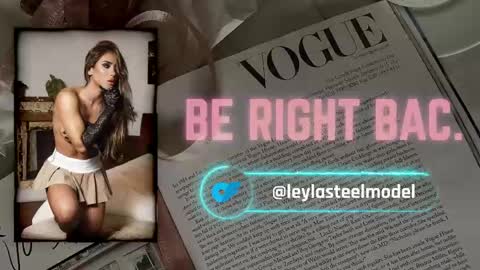 Snapshot of leyla_steel chatting on May 23, 2026, 4:00 pm INSTA leylasteel model online show from May 23, 2026, 4:00 pm