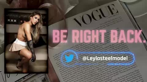 Snapshot of leyla_steel chatting on May 27, 2026, 11:40 am INSTA leylasteel model online show from May 27, 2026, 11:40 am