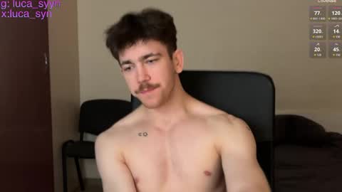 Snapshot of luca_syn chatting on May 3, 2026, 6:47 pm Luca S online show from May 3, 2026, 6:47 pm