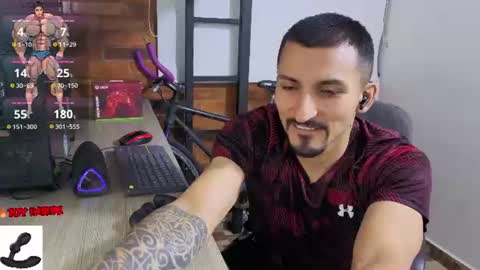 Snapshot of marckmuscle chatting on July 14, 2026, 11:43 pm Marck Independent model online show from July 14, 2026, 11:43 pm
