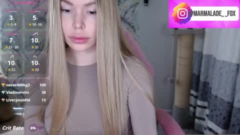 Marmalade Fox online show from March 21, 2026, 5:05 pm