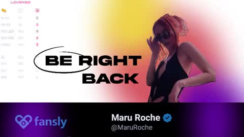 Snapshot of maruroche chatting on June 13, 2026, 8:40 pm Maru Roche online show from June 13, 2026, 8:40 pm