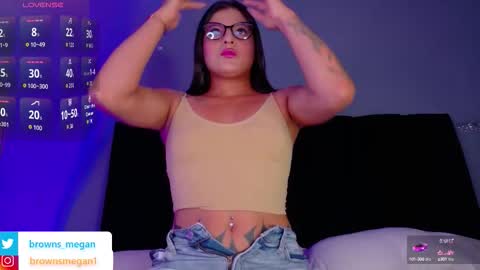 Snapshot of megan_browns1 chatting on September 13, 2025, 1:33 pm Megan online show from September 13, 2025, 1:33 pm