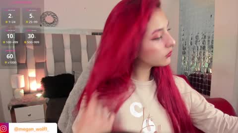 Snapshot of megan_wolf_1 chatting on December 11, 2024, 11:00 pm Megan Online 1200am To 600 am Colombian time online show from December 11, 2024, 11:00 pm