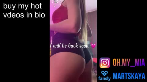 Snapshot of mia4sin chatting on February 23, 2025, 8:39 am Mia Martskaya online show from February 23, 2025, 8:39 am