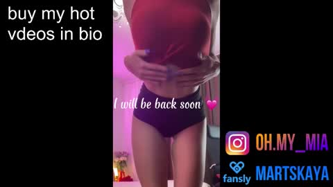 Snapshot of mia4sin chatting on October 7, 2025, 9:50 am Mia Martskaya online show from October 7, 2025, 9:50 am