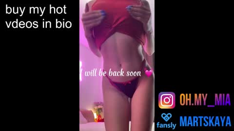 Snapshot of mia4sin chatting on October 25, 2025, 7:49 am Mia Martskaya online show from October 25, 2025, 7:49 am