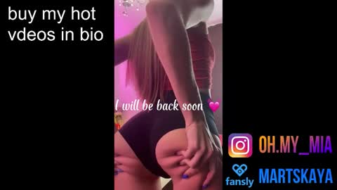 Snapshot of mia4sin chatting on October 27, 2025, 9:24 am Mia Martskaya online show from October 27, 2025, 9:24 am