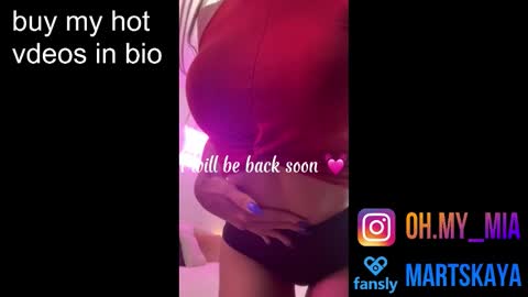 Snapshot of mia4sin chatting on November 30, 2025, 8:07 am Mia Martskaya online show from November 30, 2025, 8:07 am