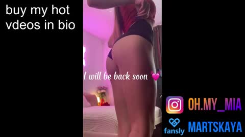 Snapshot of mia4sin chatting on December 1, 2025, 7:24 am Mia Martskaya online show from December 1, 2025, 7:24 am