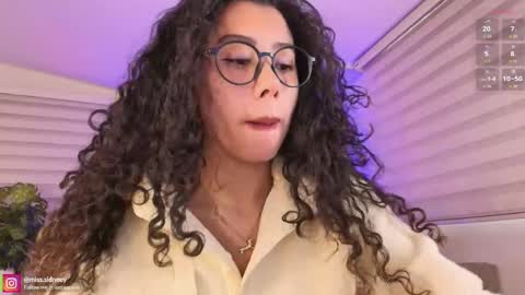 Snapshot of miss_sidney chatting on April 21, 2026, 12:44 pm Amy Olivera online show from April 21, 2026, 12:44 pm
