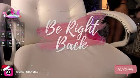 Snapshot of missfrancia_ chatting on December 18, 2025, 12:11 pm Amelia Leon online show from December 18, 2025, 12:11 pm