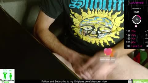 Nick Pleasure Nice online show from December 17, 2024, 6:09 pm