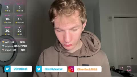 Oliver Beck online show from April 17, 2026, 2:47 am