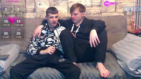 Max tall dark-haired guy with tattoos and Phil blond-haired online show from April 4, 2026, 1:26 am