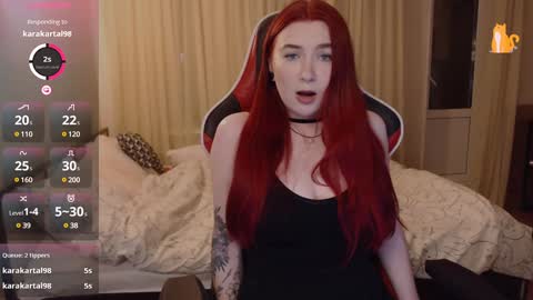 Snapshot of redhaired_kitty chatting on December 5, 2024, 12:52 am Lina online show from December 5, 2024, 12:52 am