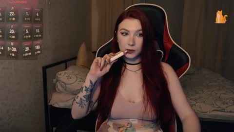 Snapshot of redhaired_kitty chatting on January 29, 2025, 12:12 am Lina online show from January 29, 2025, 12:12 am