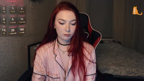 Snapshot of redhaired_kitty chatting on January 31, 2025, 1:54 am Lina online show from January 31, 2025, 1:54 am