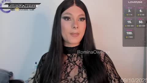 ROMINA OWEN online show from October 9, 2025, 12:47 pm