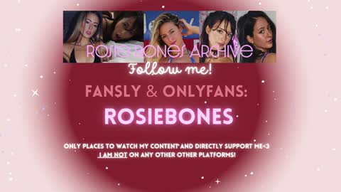 Rosie Bones online show from November 7, 2025, 10:32 pm