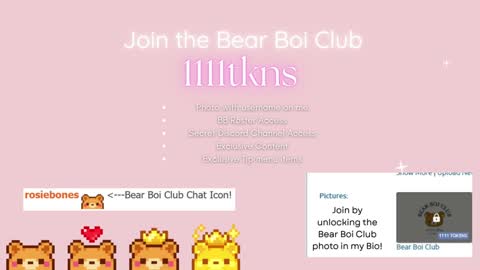 Rosie Bones online show from December 2, 2025, 1:39 pm