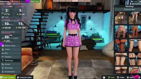 Snapshot of sakuracow chatting on January 3, 2025, 8:01 pm SAKURA COW online show from January 3, 2025, 8:01 pm