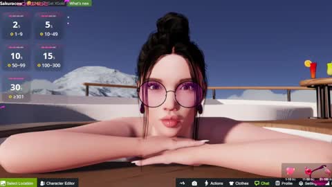 Snapshot of sakuracow chatting on January 6, 2025, 10:37 pm SAKURA COW online show from January 6, 2025, 10:37 pm