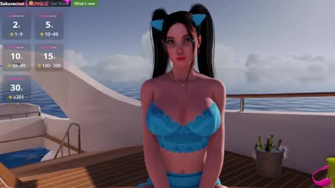 Snapshot of sakuracow chatting on January 9, 2025, 10:20 pm SAKURA COW online show from January 9, 2025, 10:20 pm