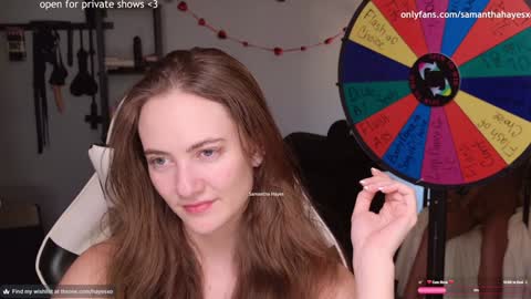 The Real Samantha Hayes haha  online show from February 1, 2025, 6:21 am