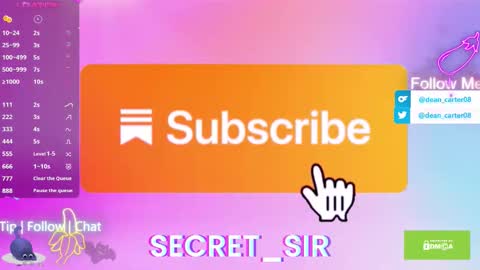 Dean Carter online show from October 2, 2025, 10:28 pm