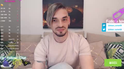 Dean Carter online show from October 21, 2025, 9:48 pm