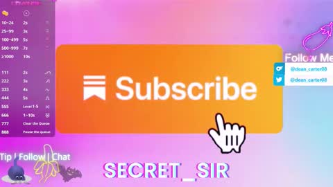 Dean Carter online show from February 16, 2026, 11:23 pm